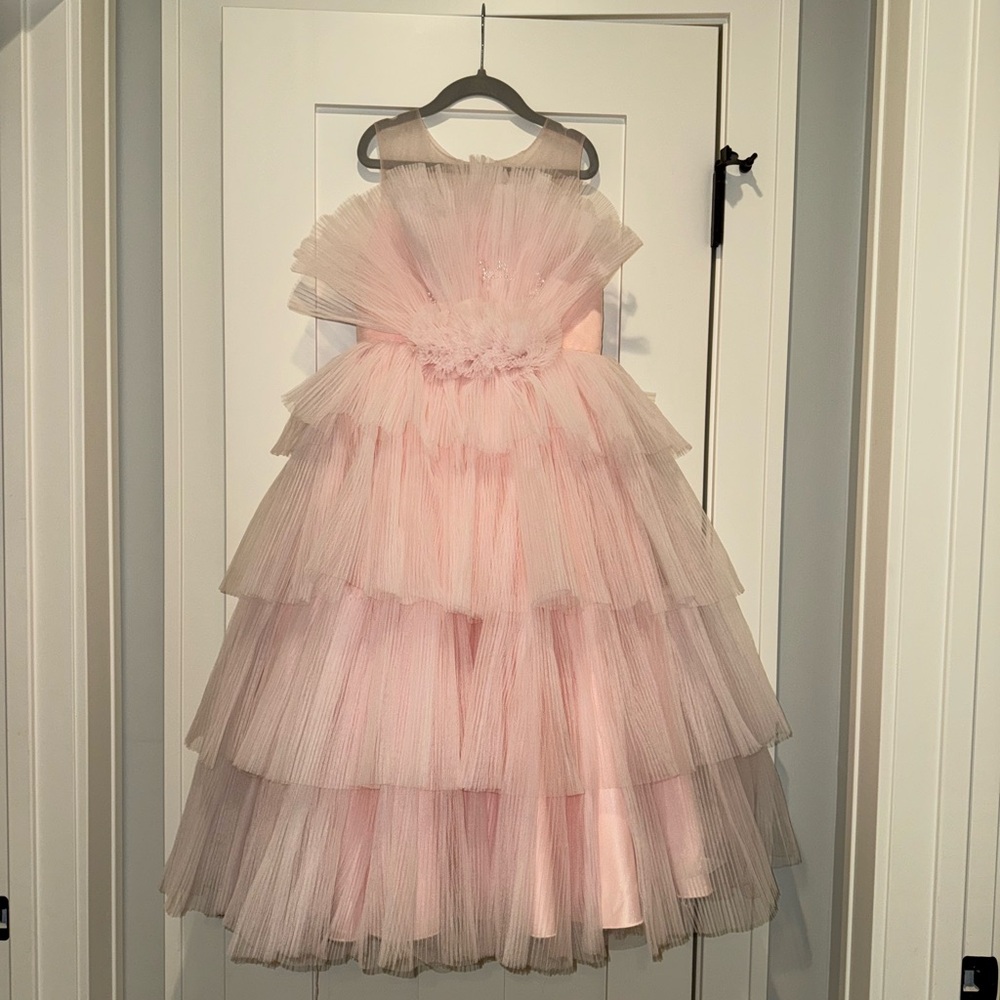 Princess Daliana Leah Tulle Flower Girl- size 8